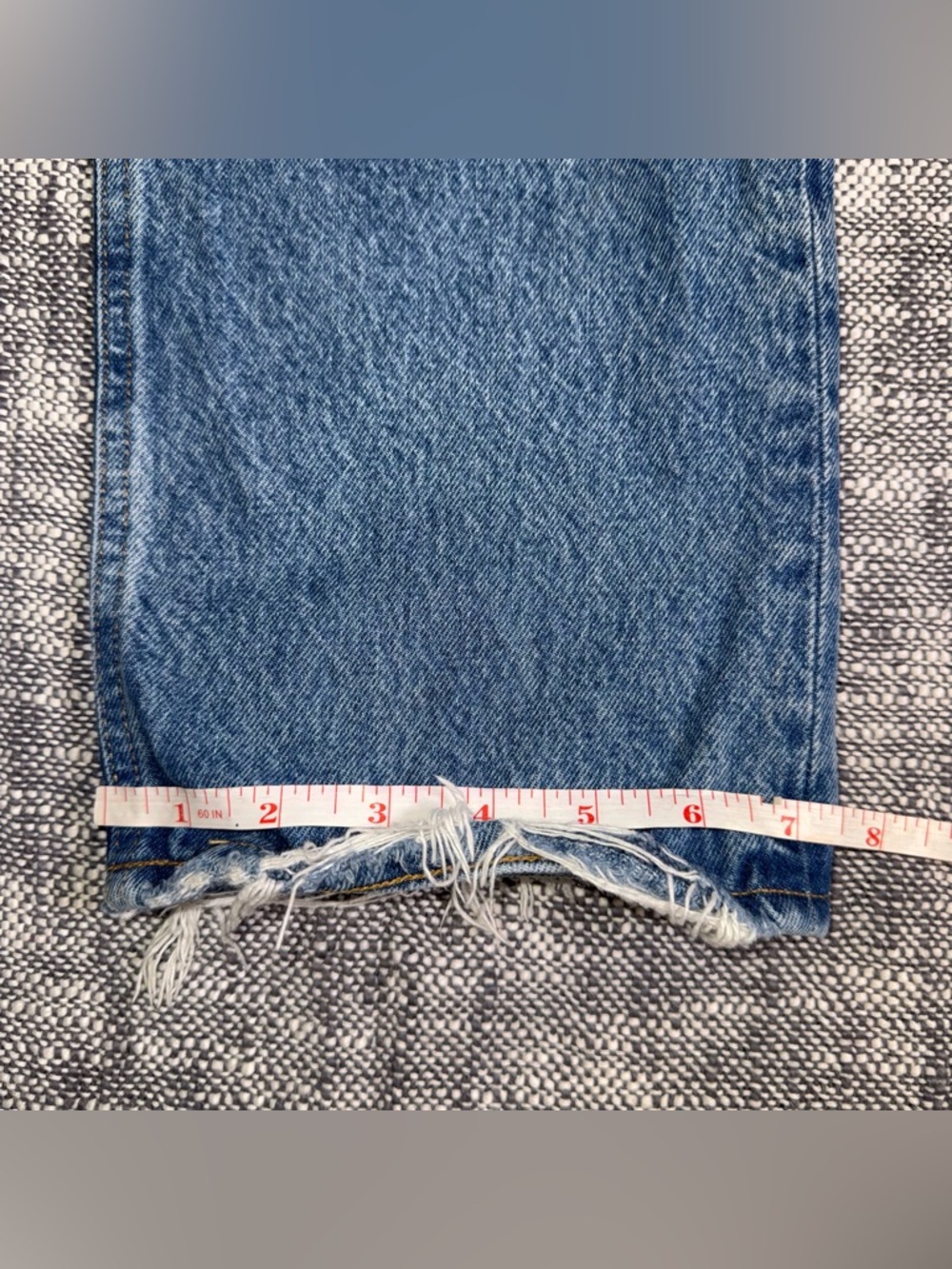 AGOLDE 90’s high rise jeans 25 light wash cotton vintage button fly - Picture 8 of 10